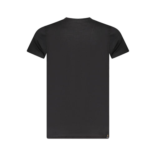 Accademia Militare Black Cotton Men's T-Shirt