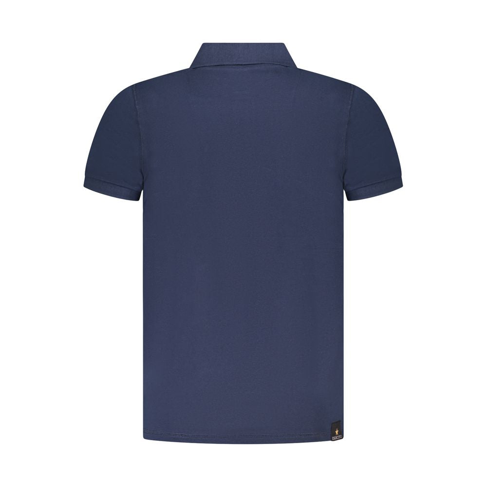 Polo en coton bleu Accademia Militare