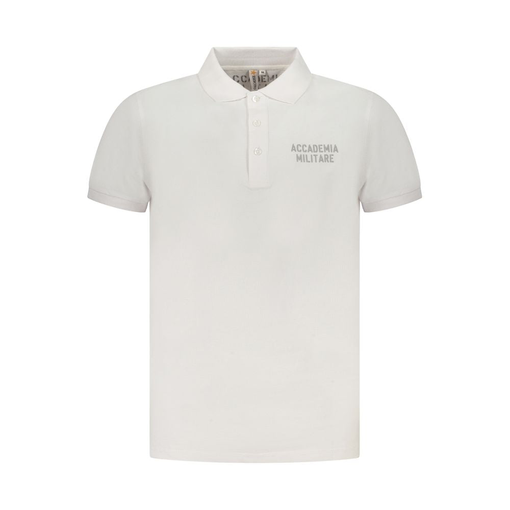 Polo en coton blanc de l'Académie militaire