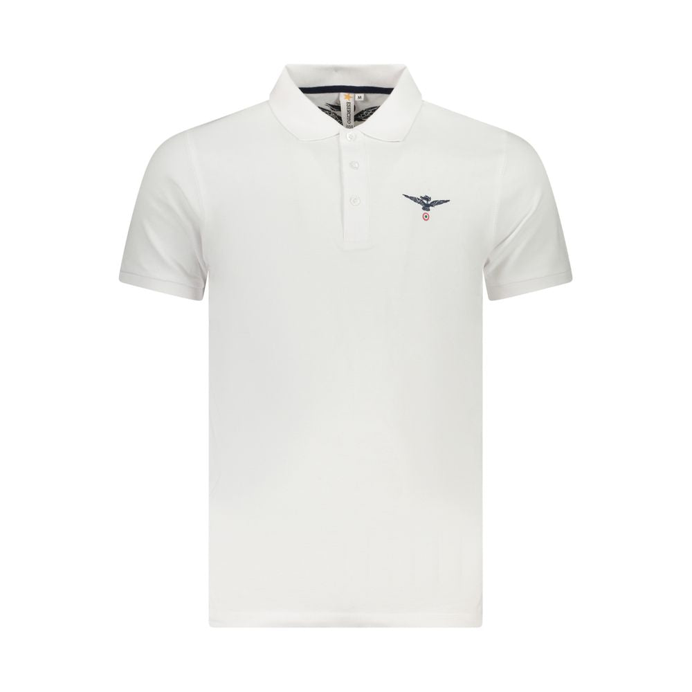 Polo en coton blanc de l'Académie militaire