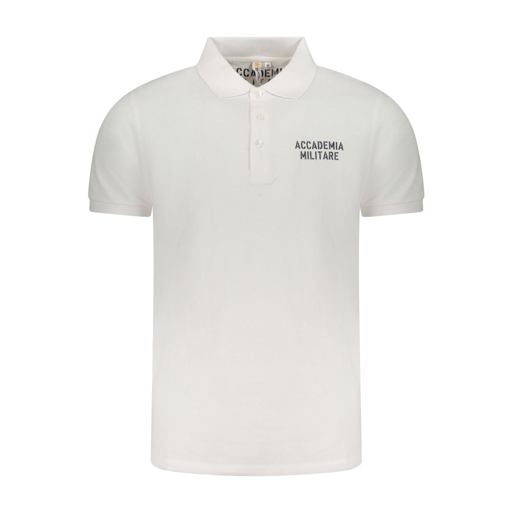 Polo en coton blanc de l'Académie militaire