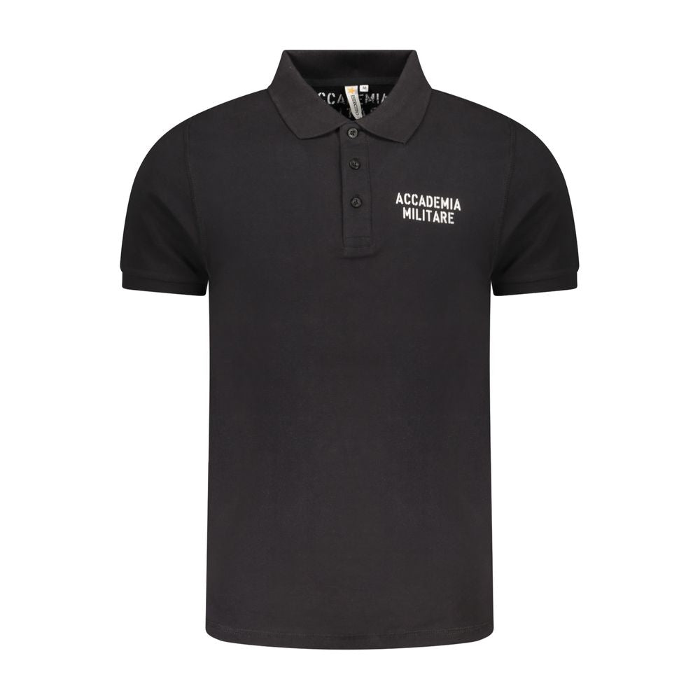 Polo en coton noir de l'Académie militaire