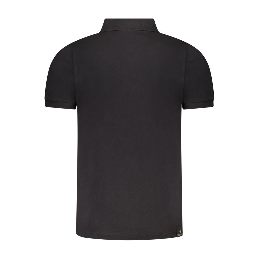 Polo en coton noir de l'Académie militaire