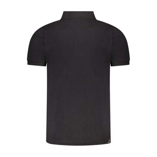 Accademia Militare Black Cotton Men's Polo Shirt