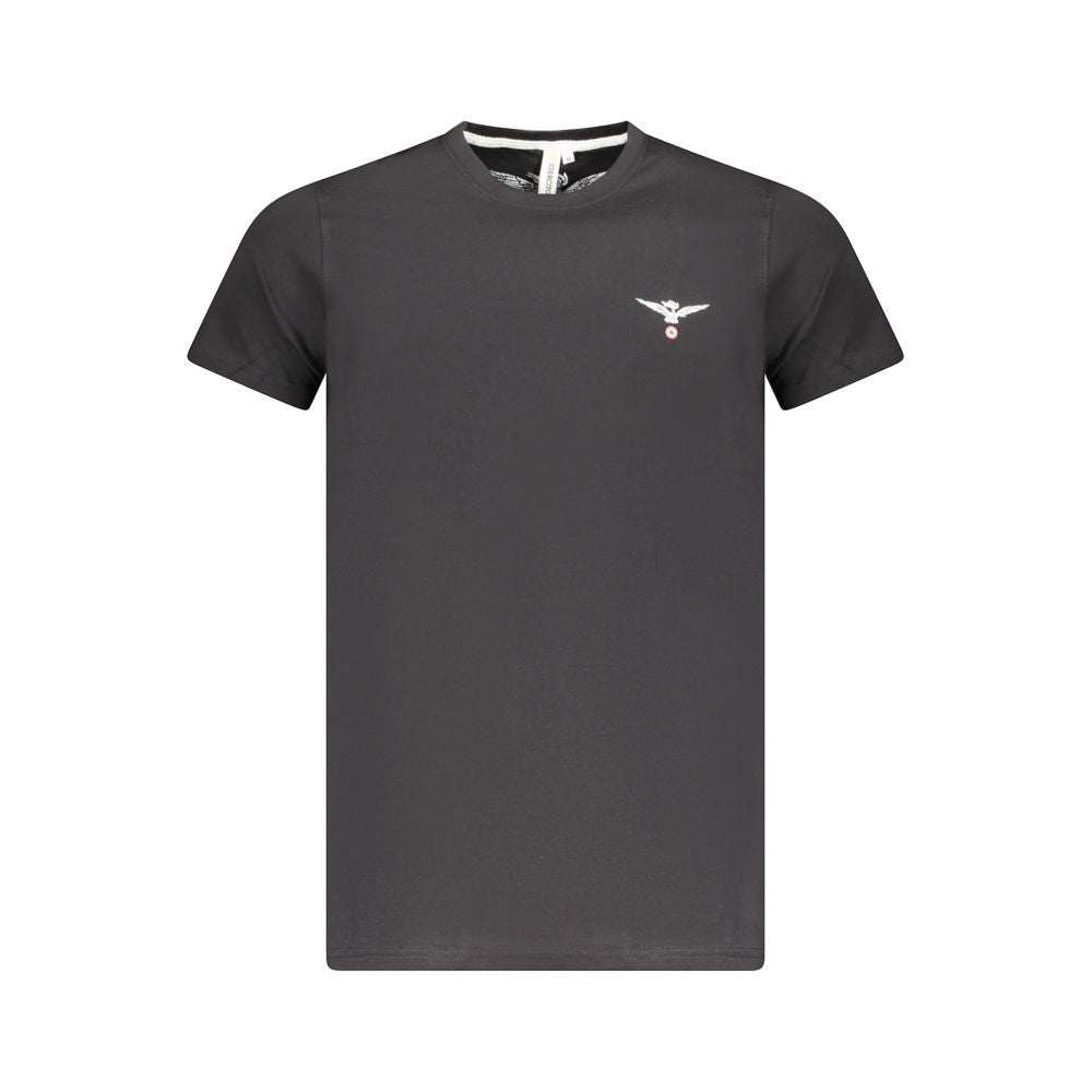 T-shirt en coton noir Accademia Militare