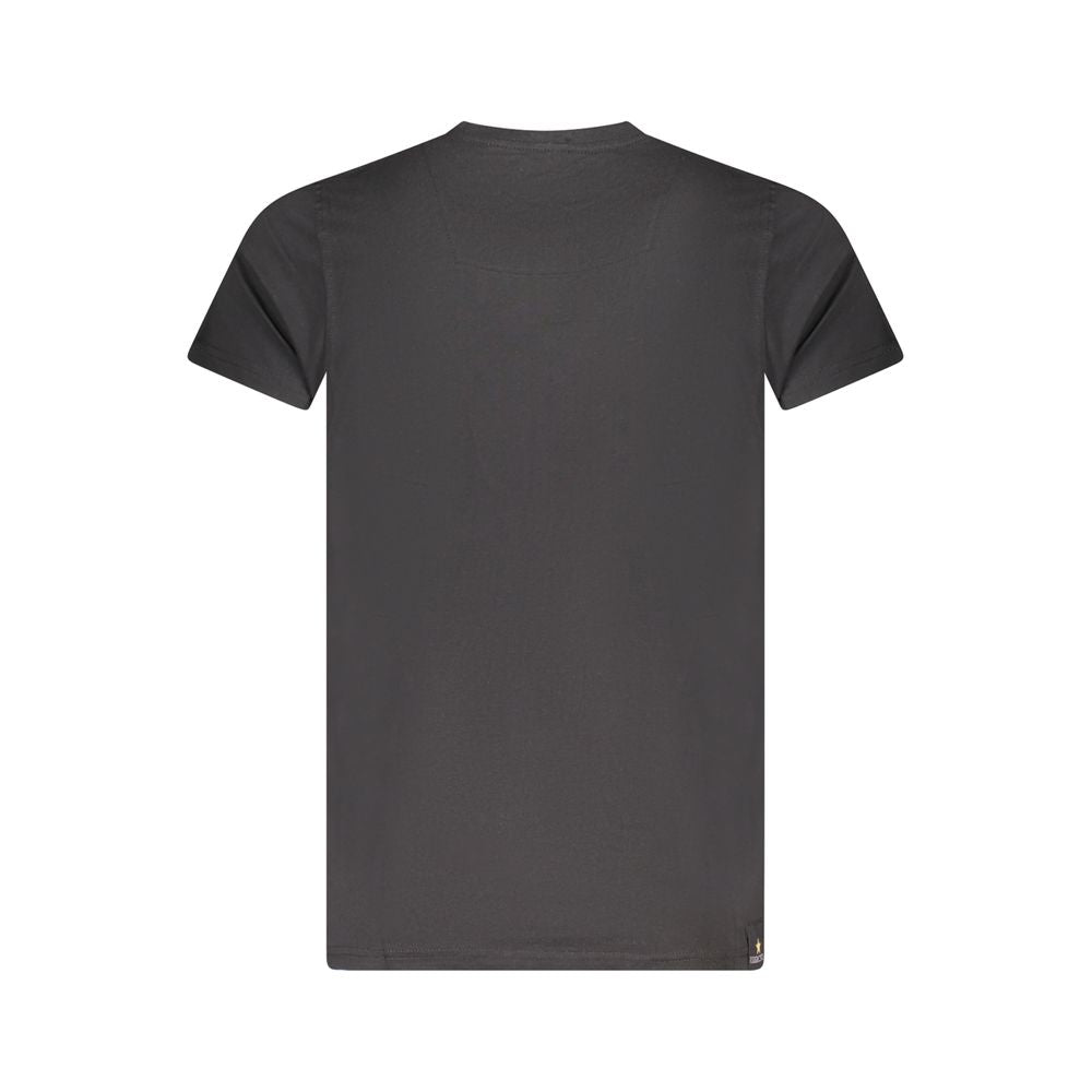 T-shirt en coton noir Accademia Militare