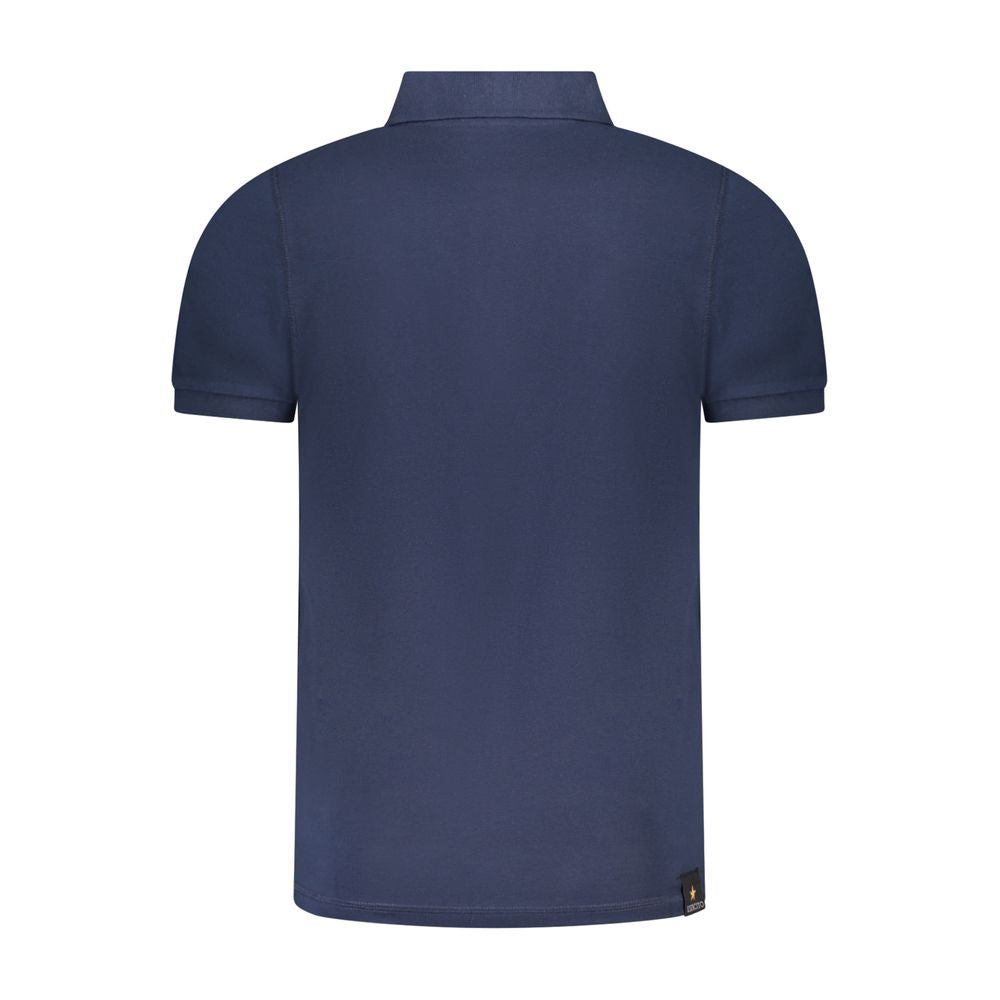 Polo en coton bleu Accademia Militare