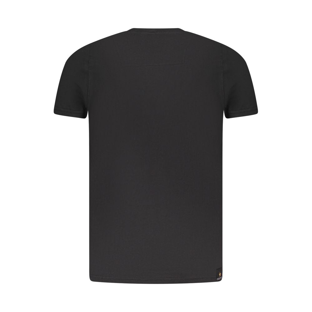 T-shirt en coton noir Accademia Militare