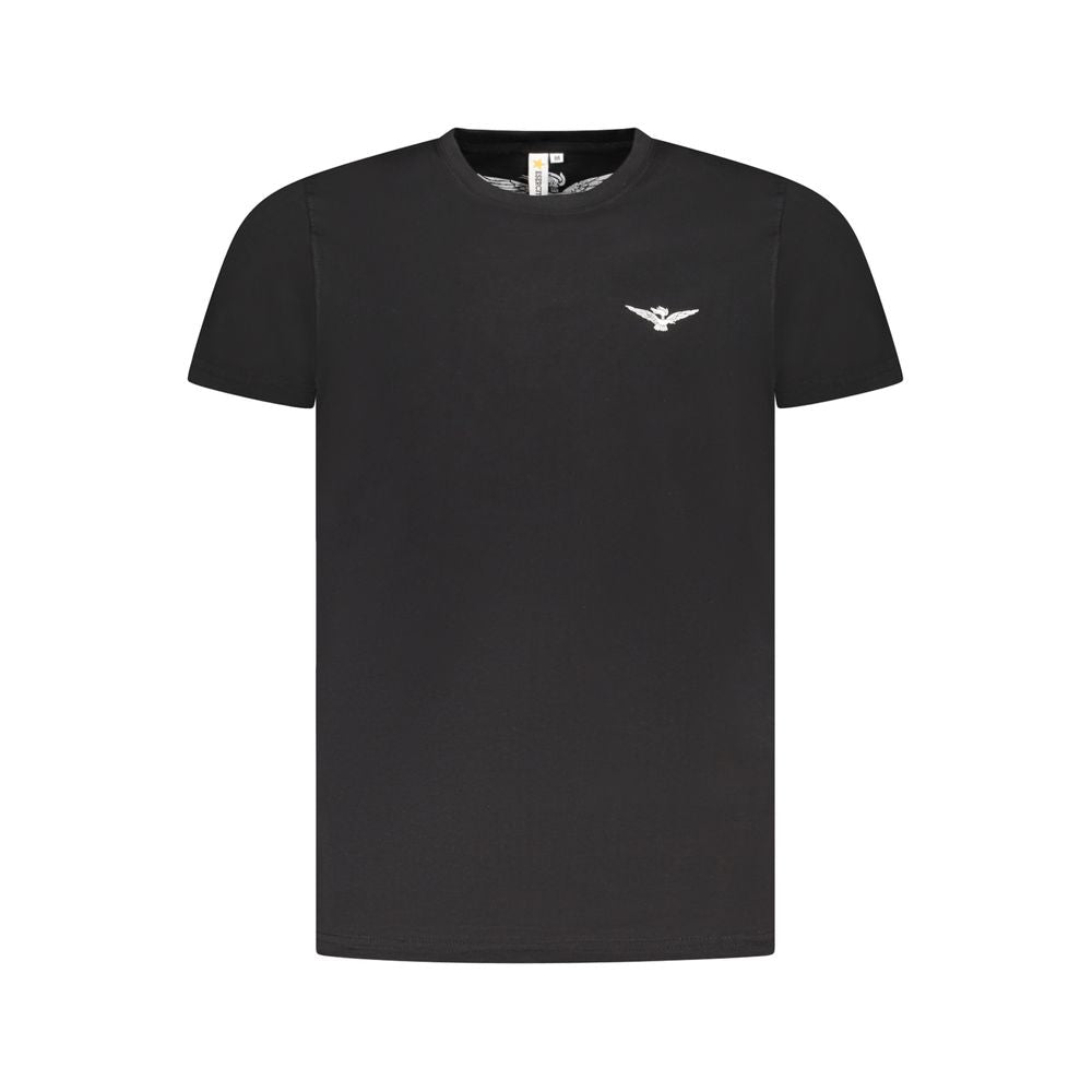 T-shirt en coton noir Accademia Militare