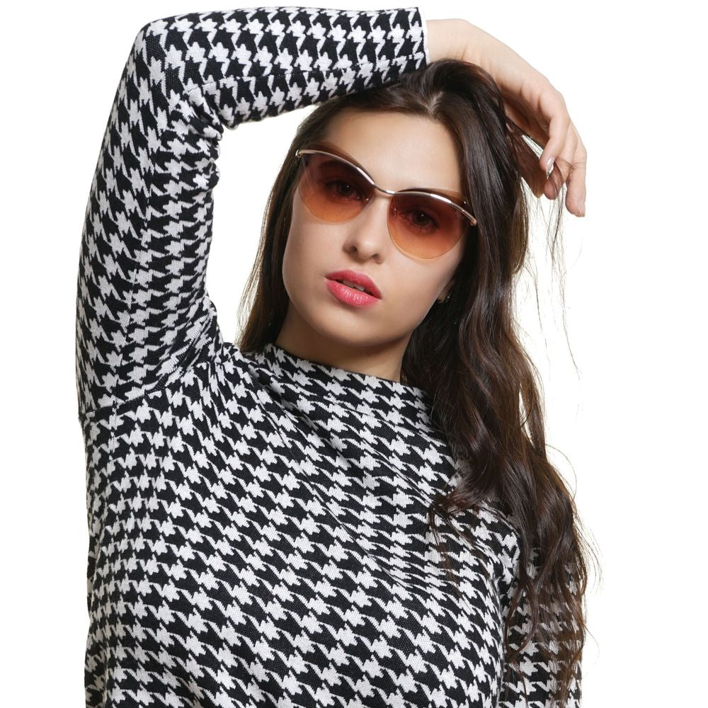 Lunettes de soleil dorées pour femme Emilio Pucci