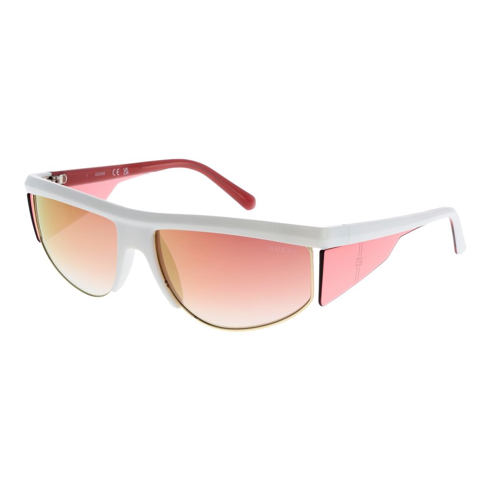 Lunettes de soleil Guess blanches pour hommes