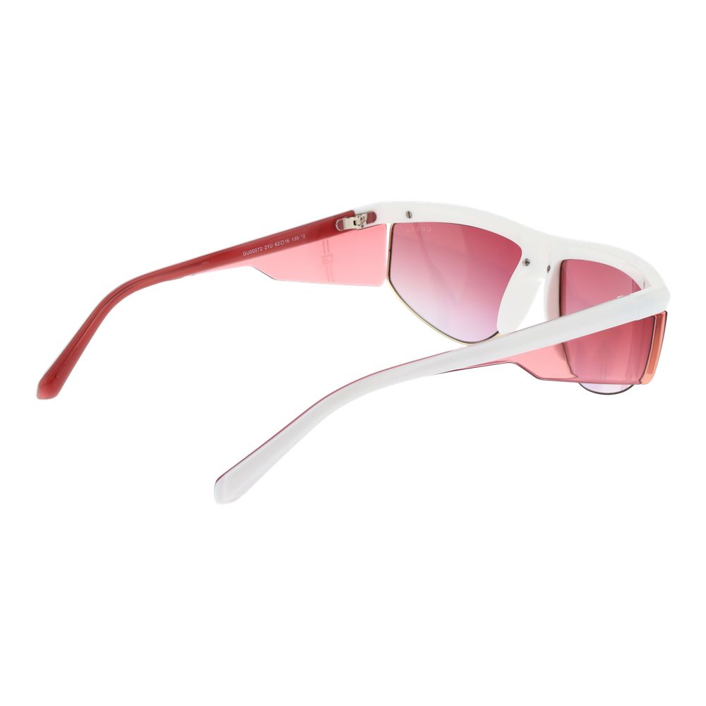 Lunettes de soleil Guess blanches pour hommes