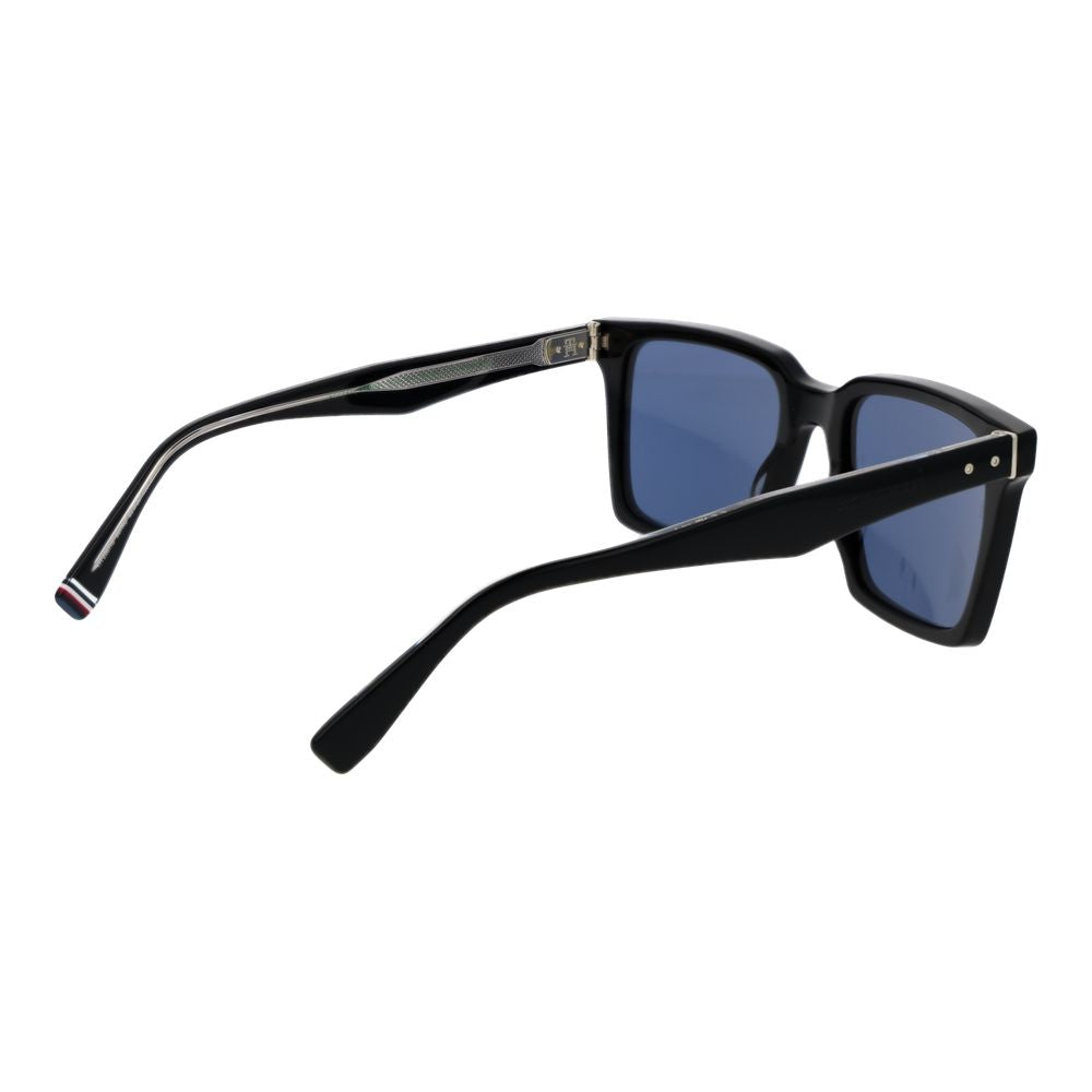 Lunettes de soleil noires Tommy Hilfiger pour homme