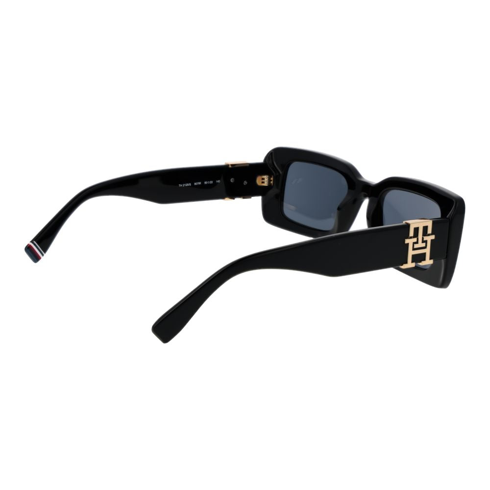 Lunettes de soleil noires Tommy Hilfiger pour femme