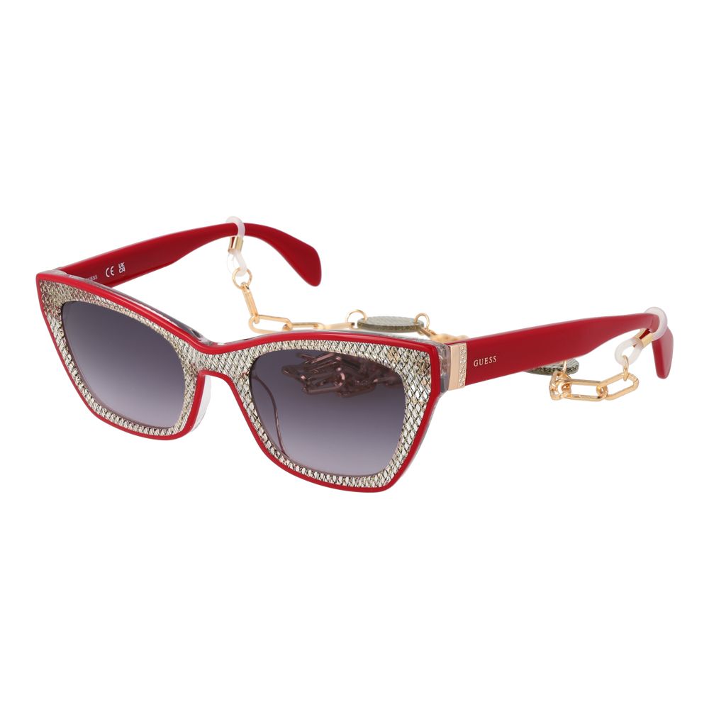 Lunettes de soleil Guess rouges pour femmes