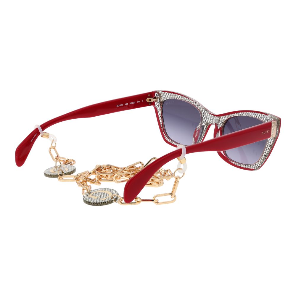 Lunettes de soleil Guess rouges pour femmes