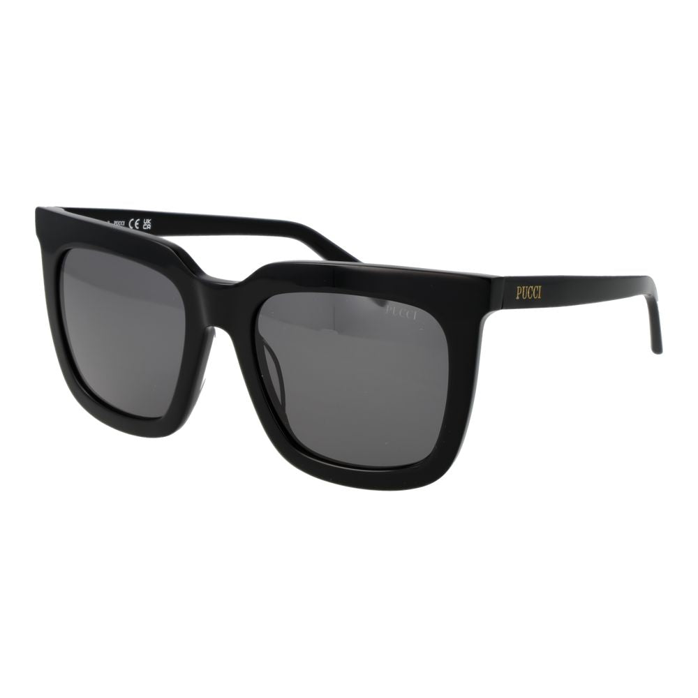 Lunettes de soleil noires pour femmes Emilio Pucci