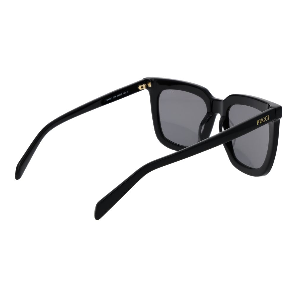 Lunettes de soleil noires pour femmes Emilio Pucci