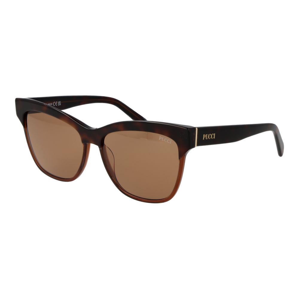 Lunettes de soleil marron pour femme Emilio Pucci