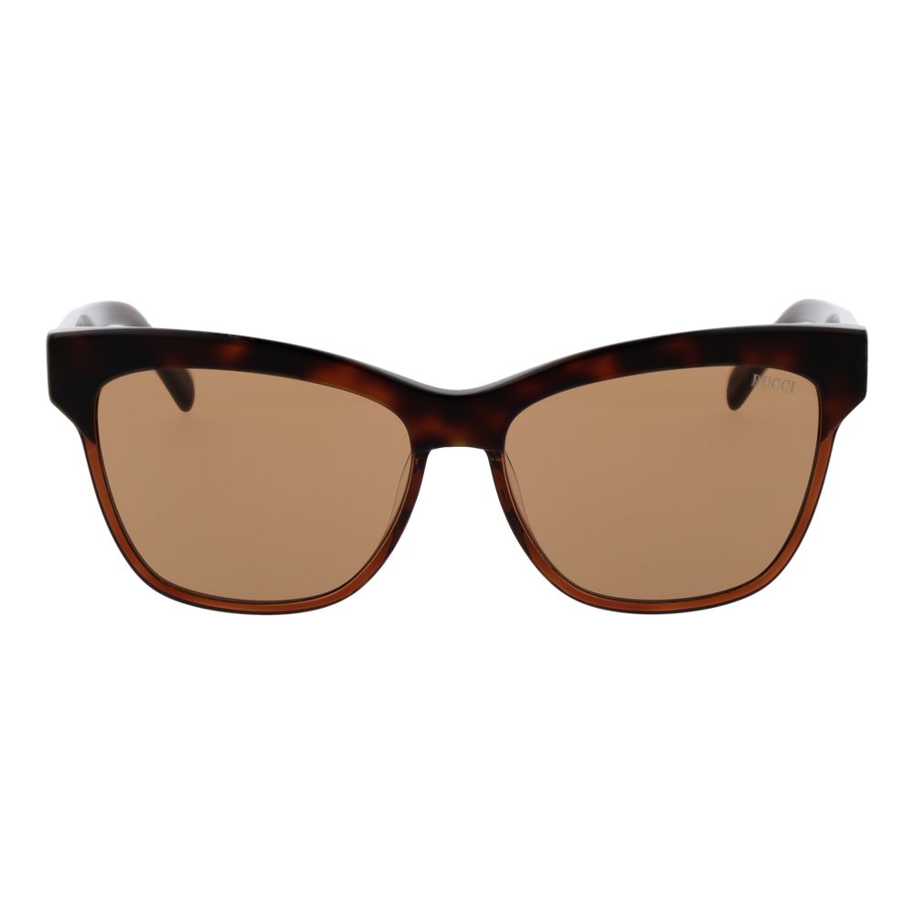 Lunettes de soleil marron pour femme Emilio Pucci
