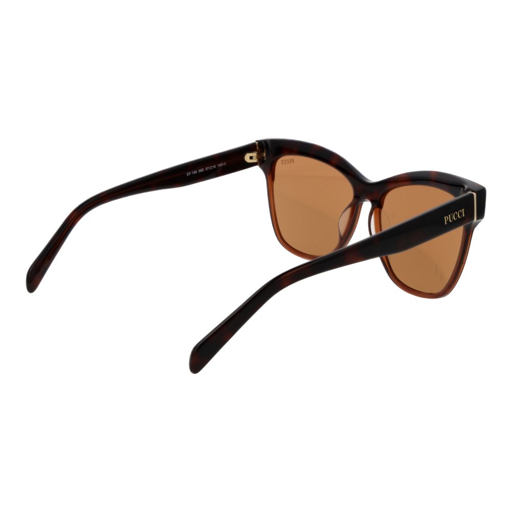 Lunettes de soleil marron pour femme Emilio Pucci