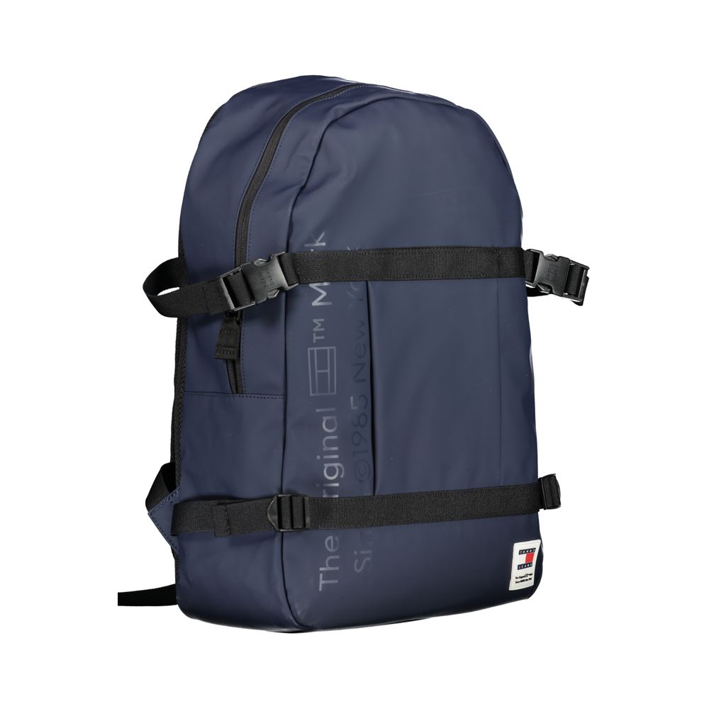 Sac à dos en polyéthylène bleu Tommy Hilfiger