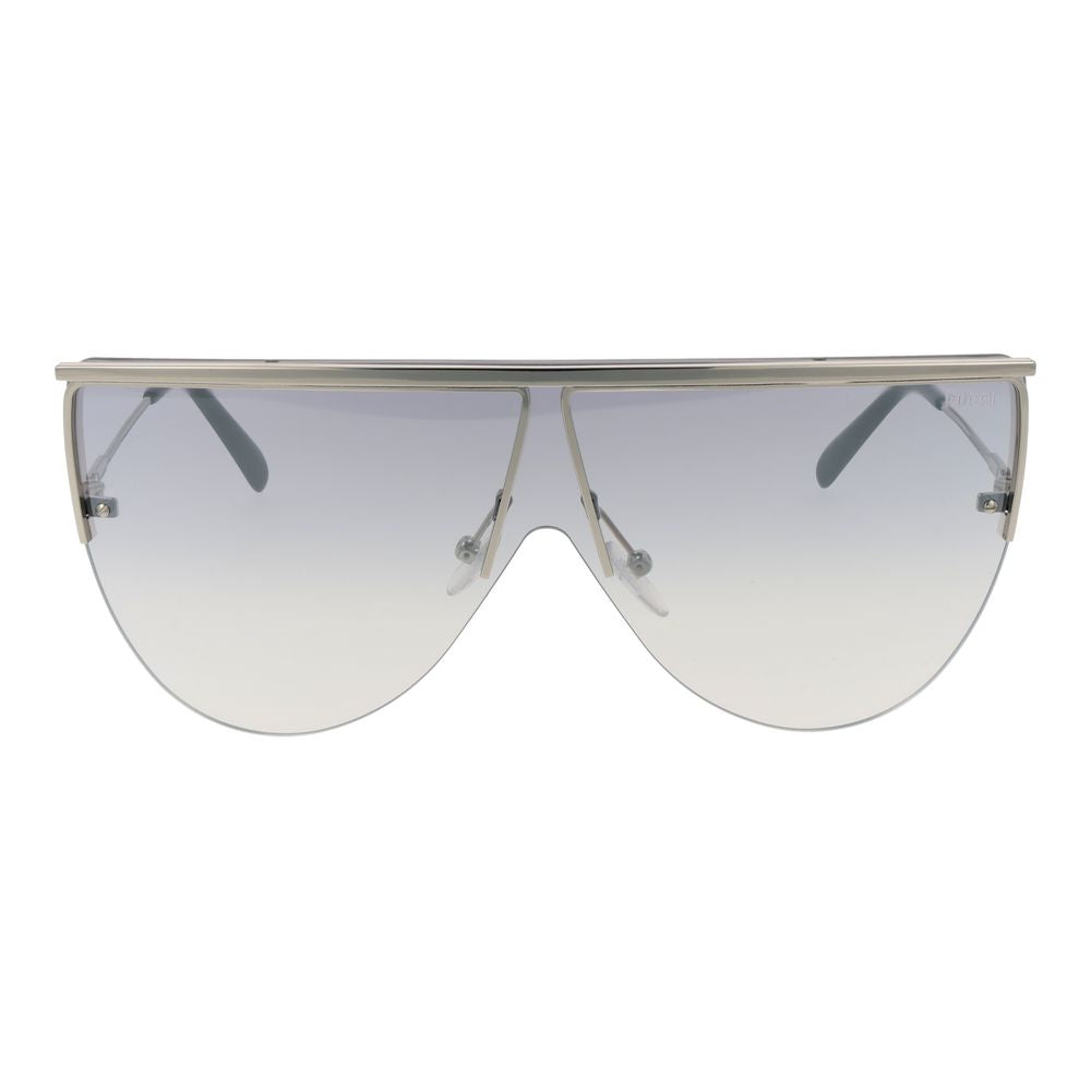 Lunettes de soleil argentées pour femmes Emilio Pucci