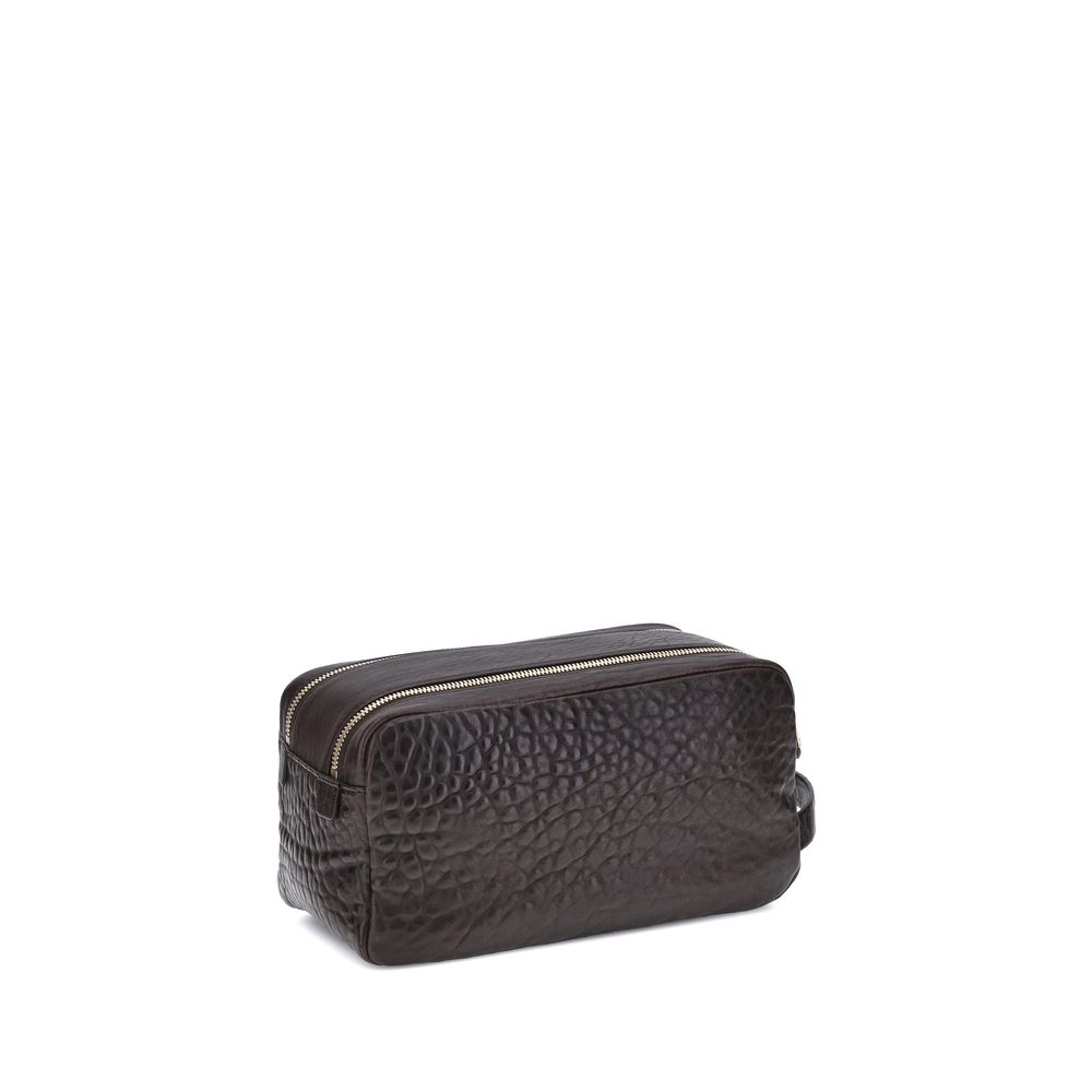 Trousse de beauté en cuir Brunello Cucinelli