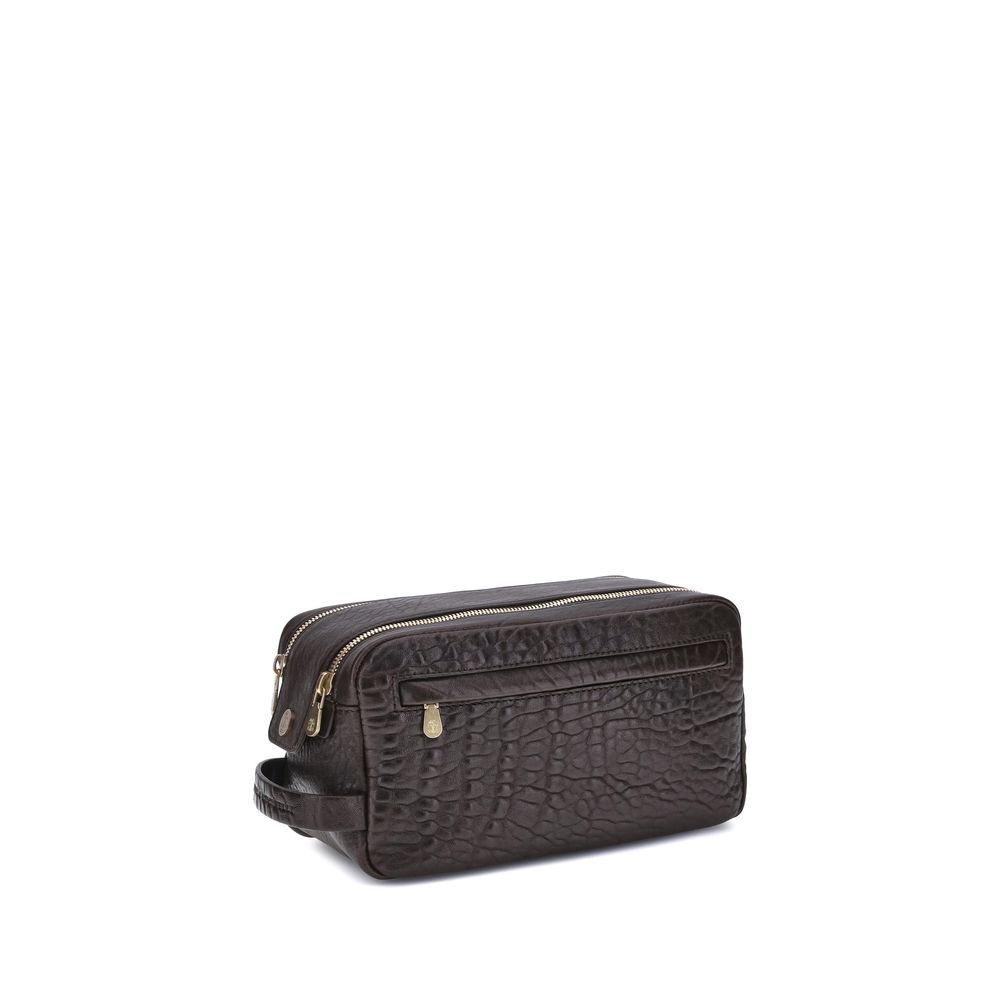 Trousse de beauté en cuir Brunello Cucinelli