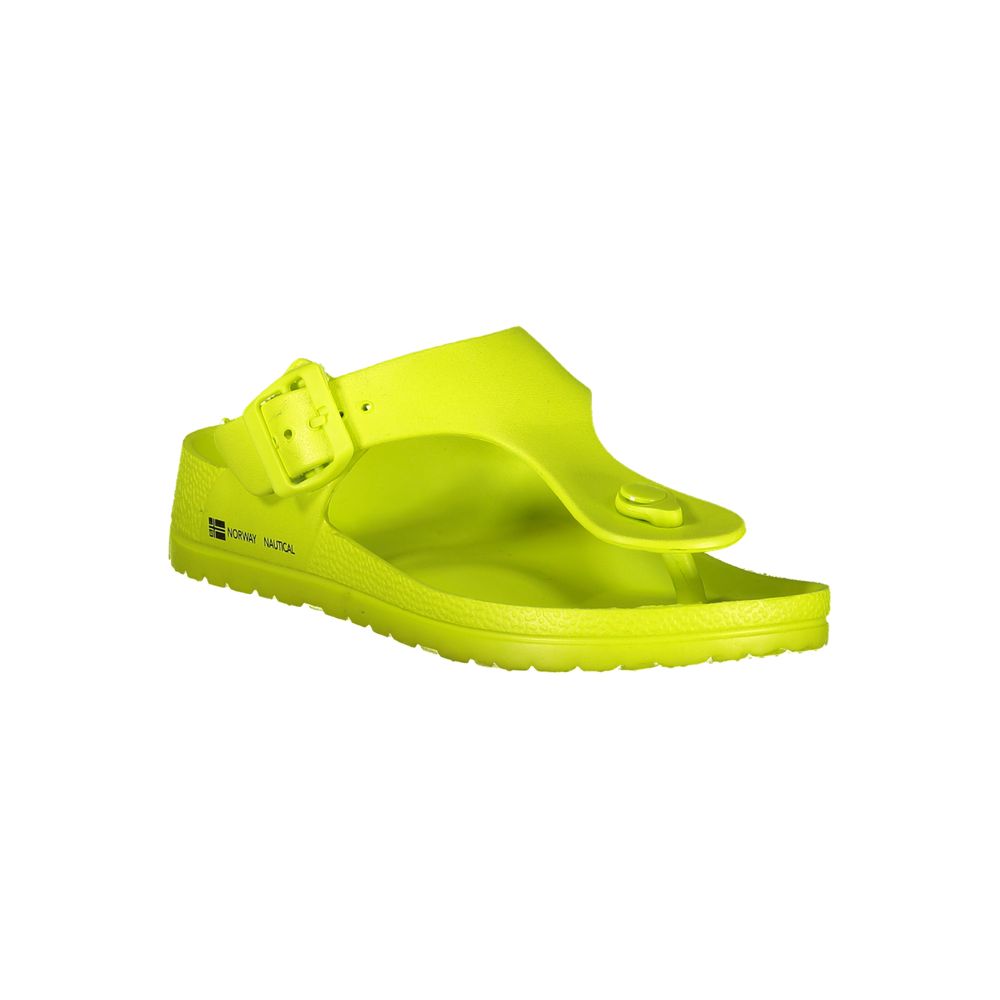 Sandale en plastique jaune pour femme, Norvège 1963
