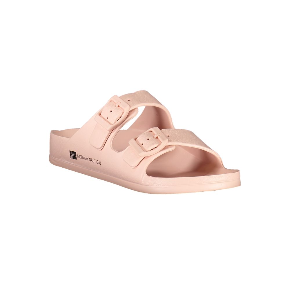 Sandale en plastique rose pour femme, Norvège 1963
