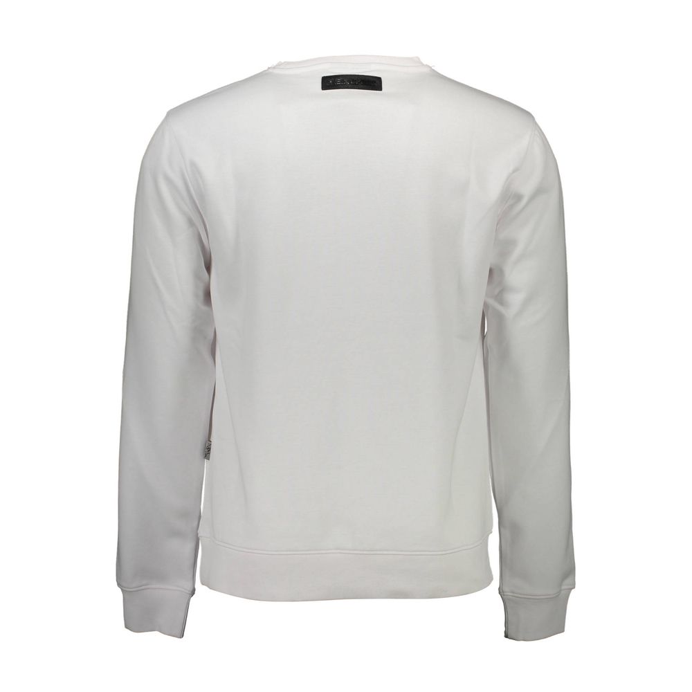 Pull en coton blanc Plein Sport pour homme