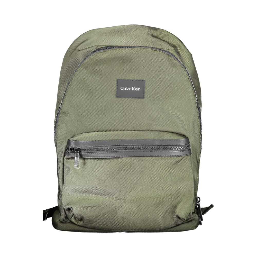 Sac à dos en polyester vert Calvin Klein