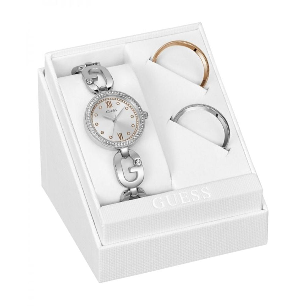 Montre Guess en acier inoxydable gris