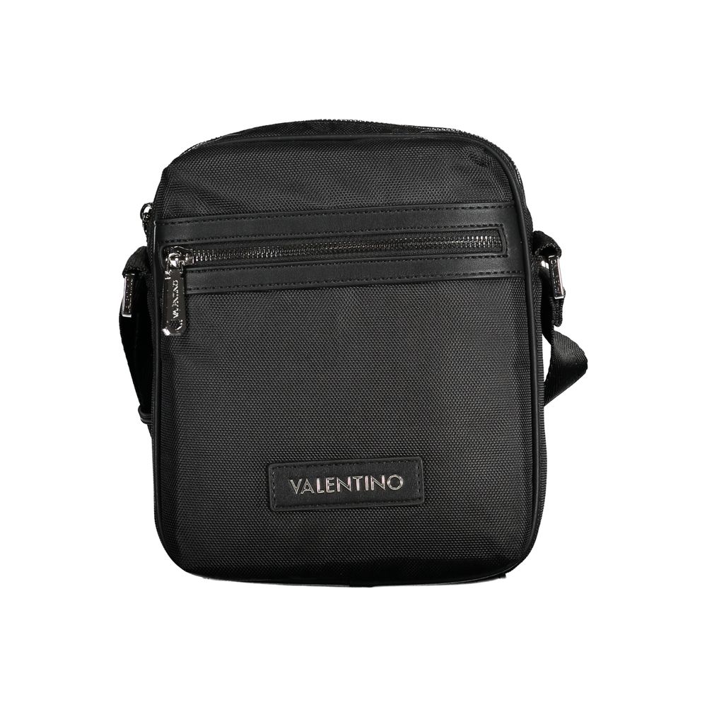 Sac à bandoulière en polyester noir Mario Valentino