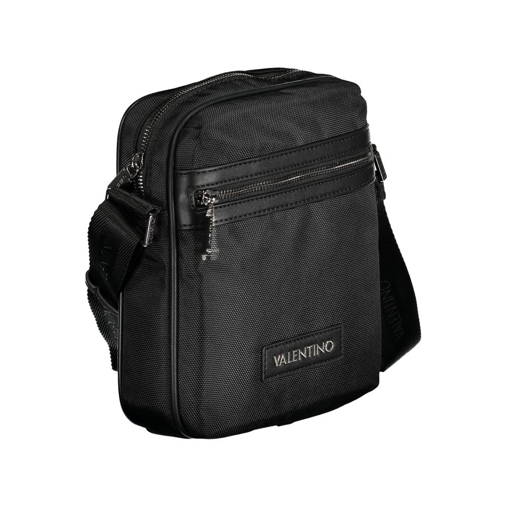 Sac à bandoulière en polyester noir Mario Valentino