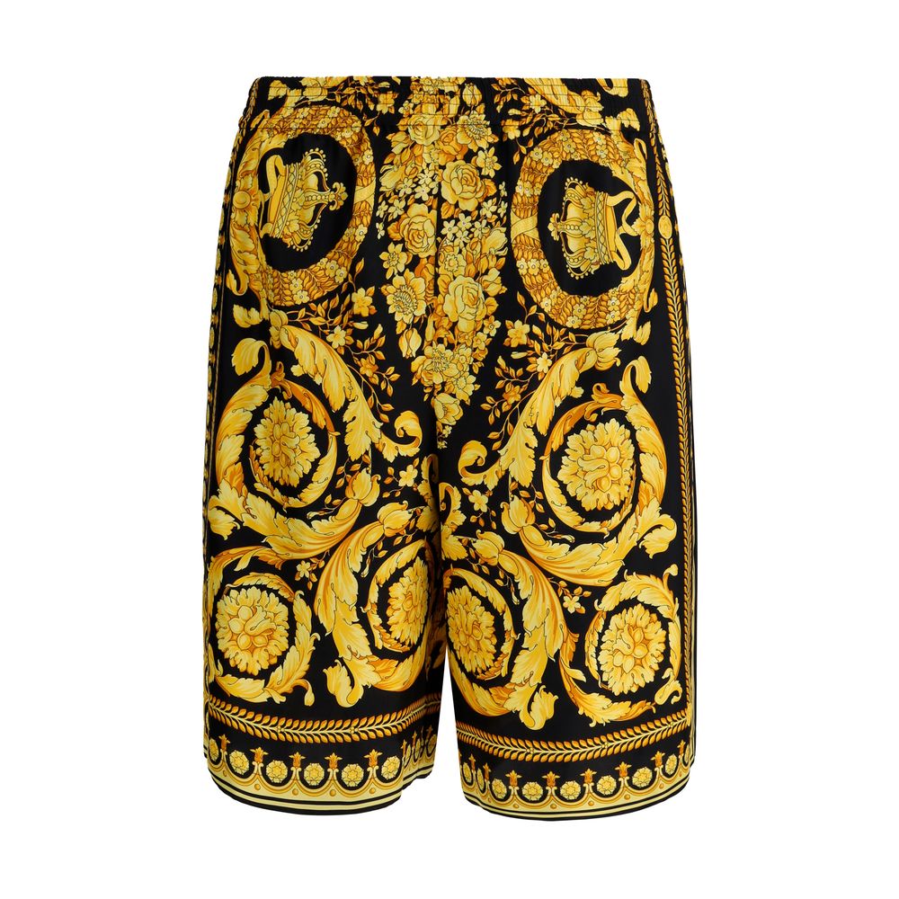 Short en soie Versace