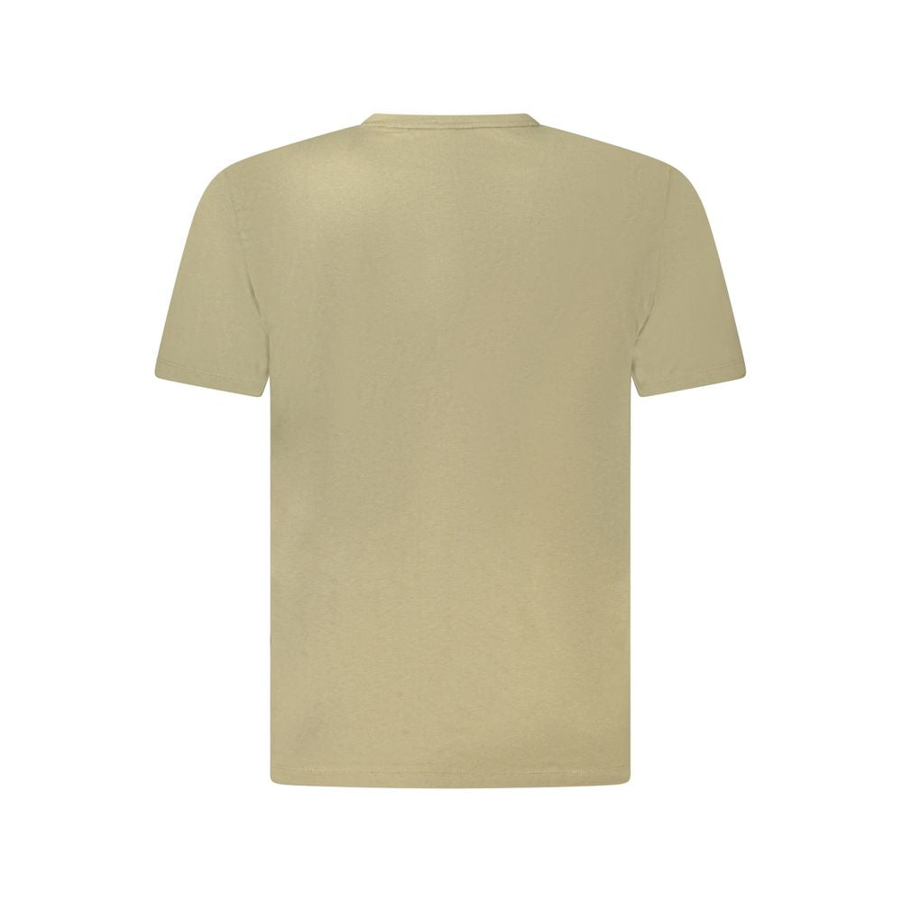 T-shirt homme en coton vert Hugo Boss