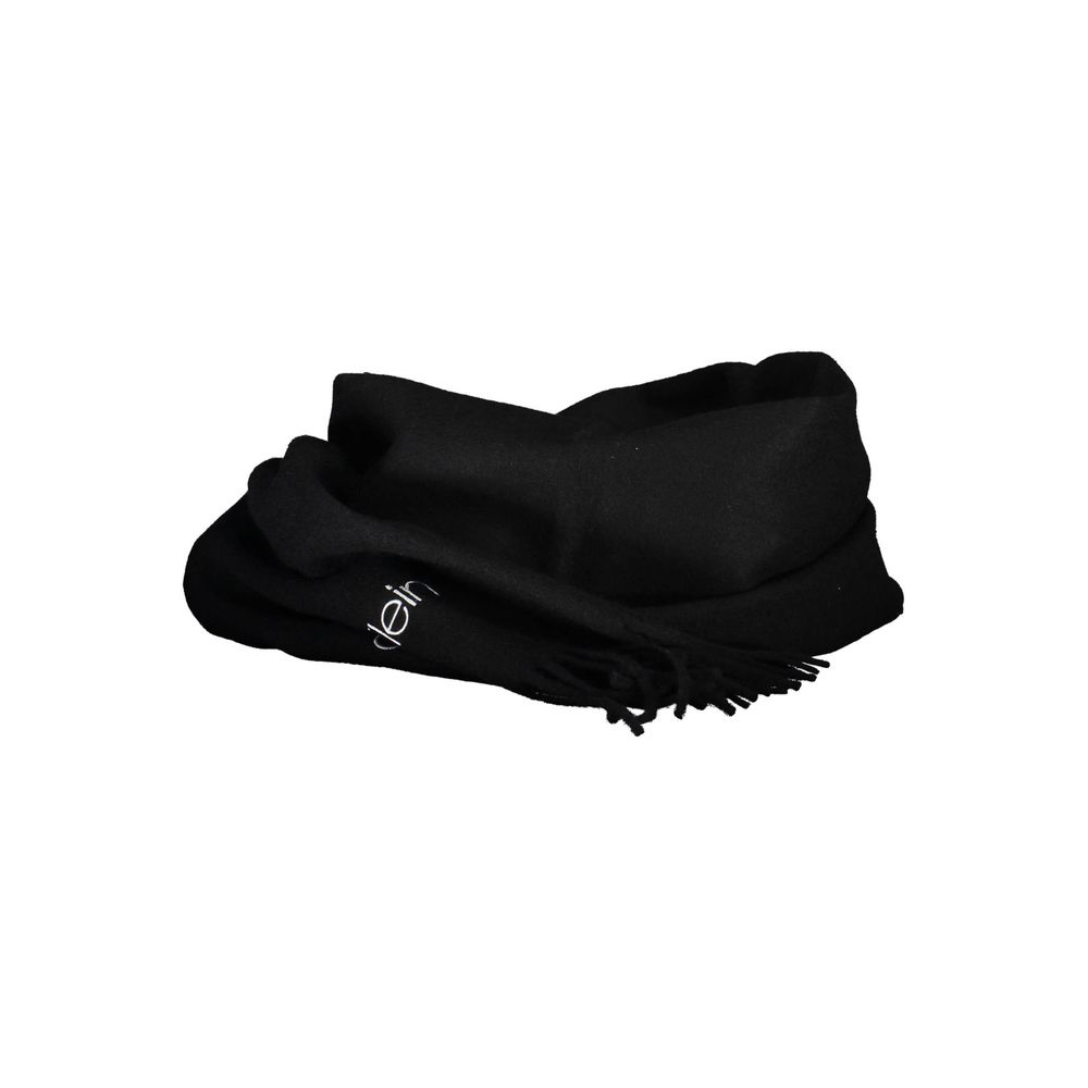 Écharpe noire en polyester Calvin Klein