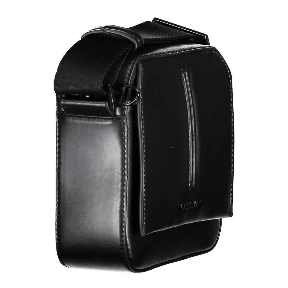 Sac à bandoulière en polyester noir Calvin Klein
