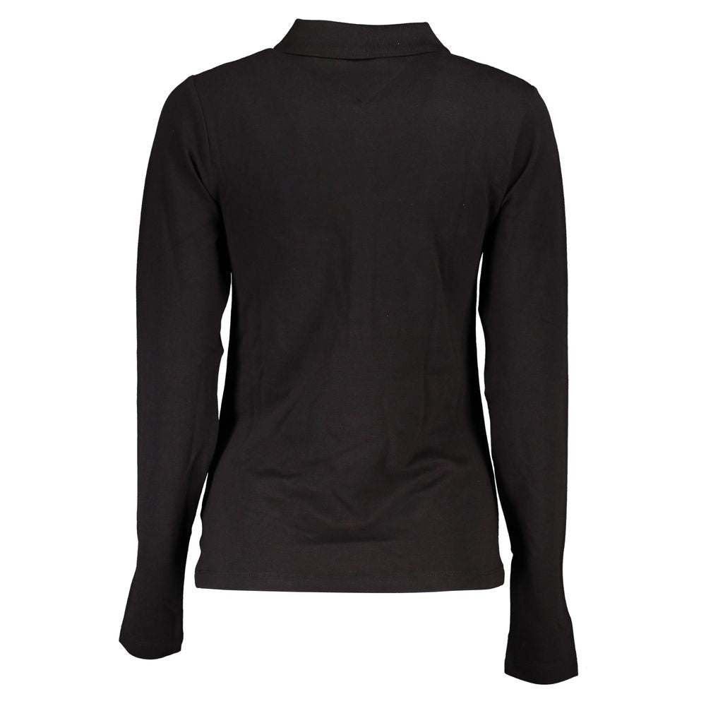 Polo en coton noir Tommy Hilfiger
