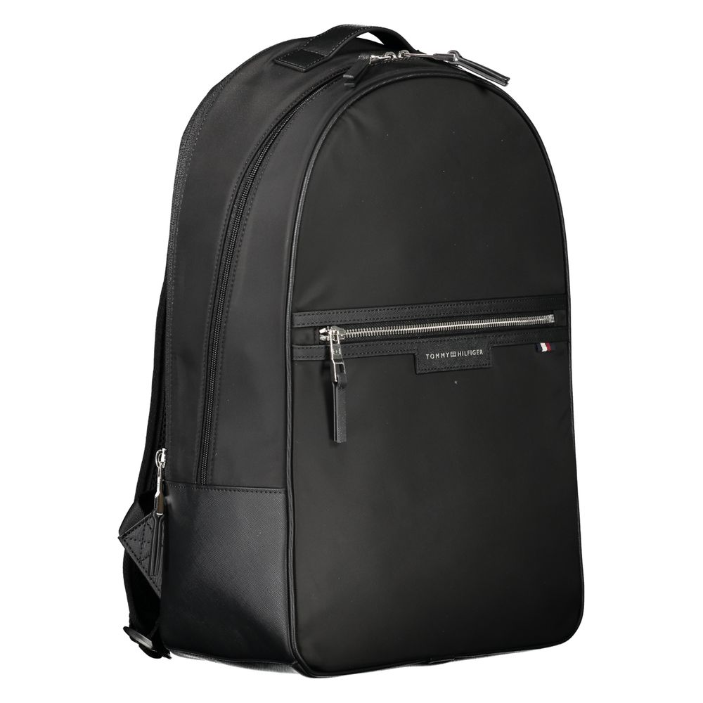 Sac à dos en polyester noir Tommy Hilfiger