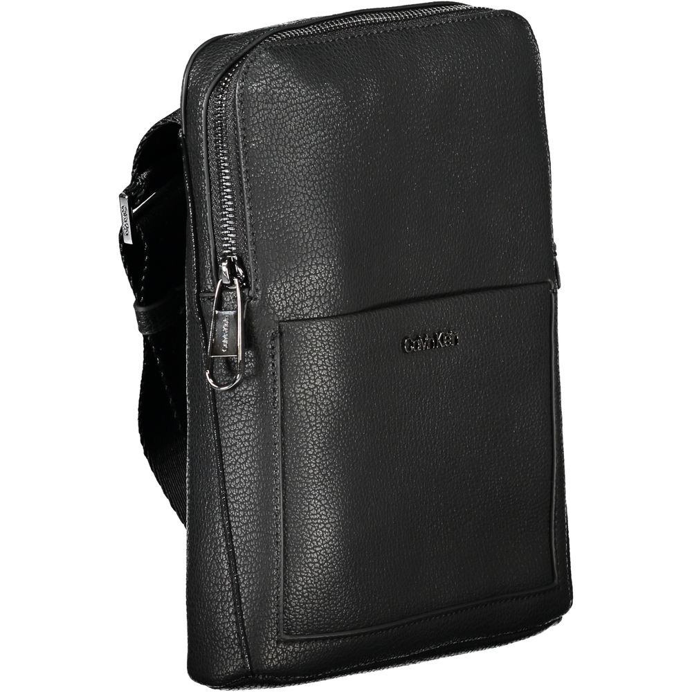 Sac à bandoulière en polyester noir Calvin Klein