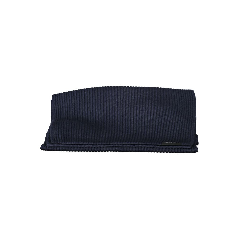 Écharpe en coton bleu Calvin Klein