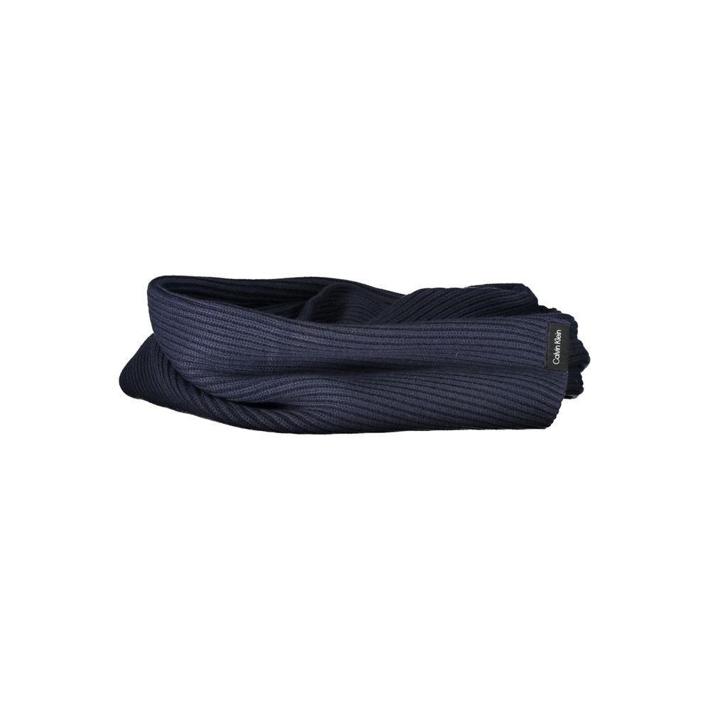 Écharpe en coton bleu Calvin Klein