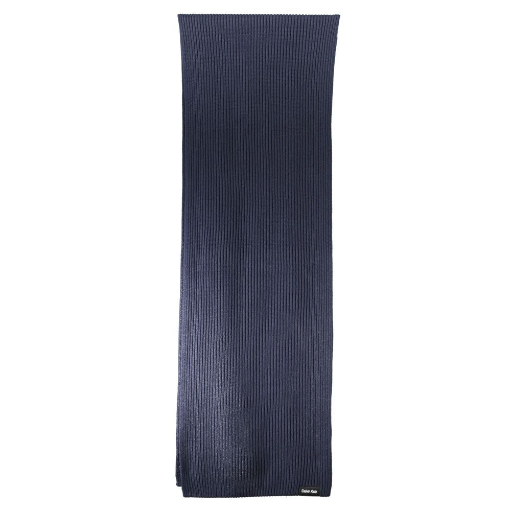 Écharpe en coton bleu Calvin Klein