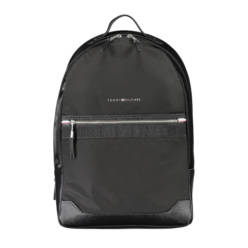 Sac à dos en polyester noir Tommy Hilfiger