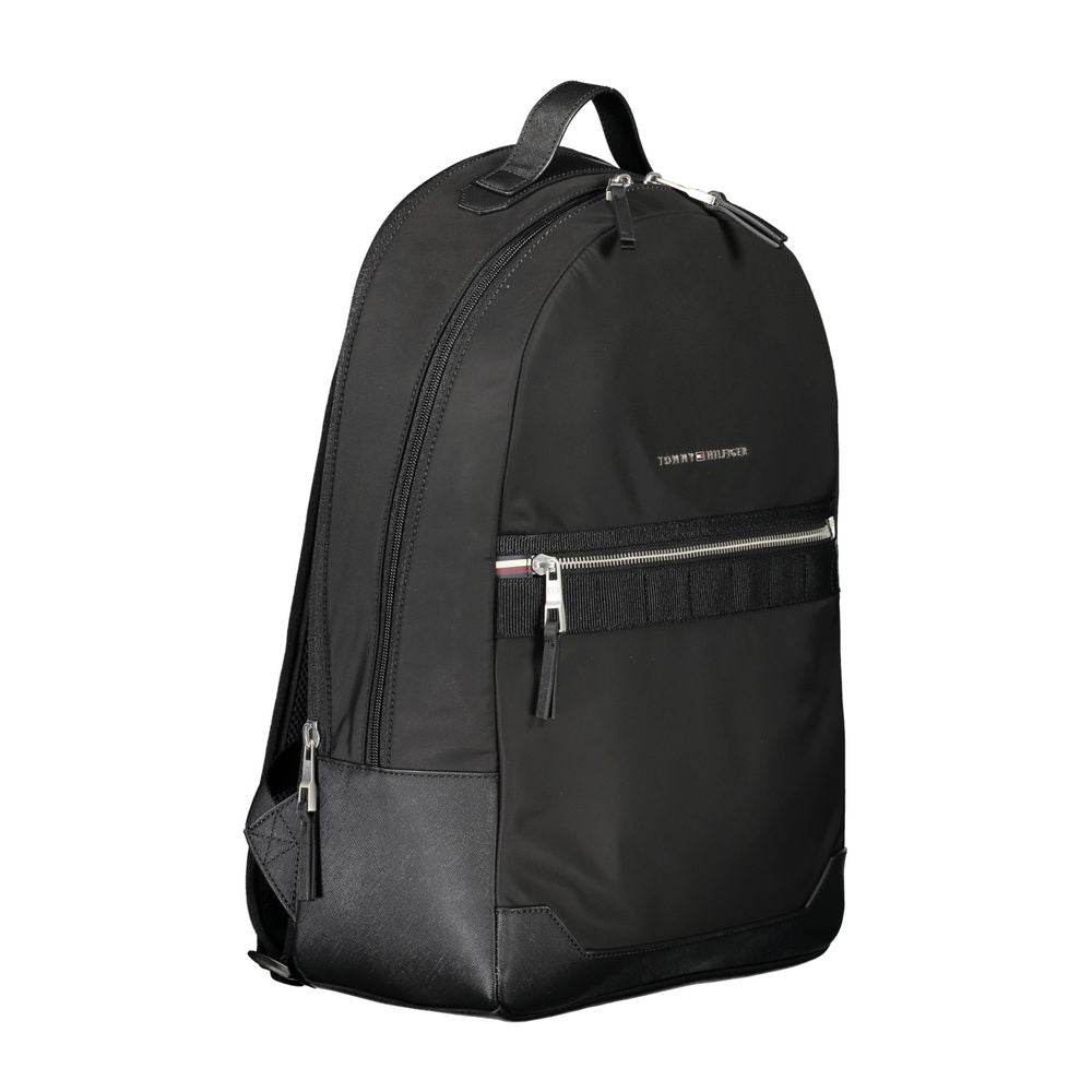 Sac à dos en polyester noir Tommy Hilfiger