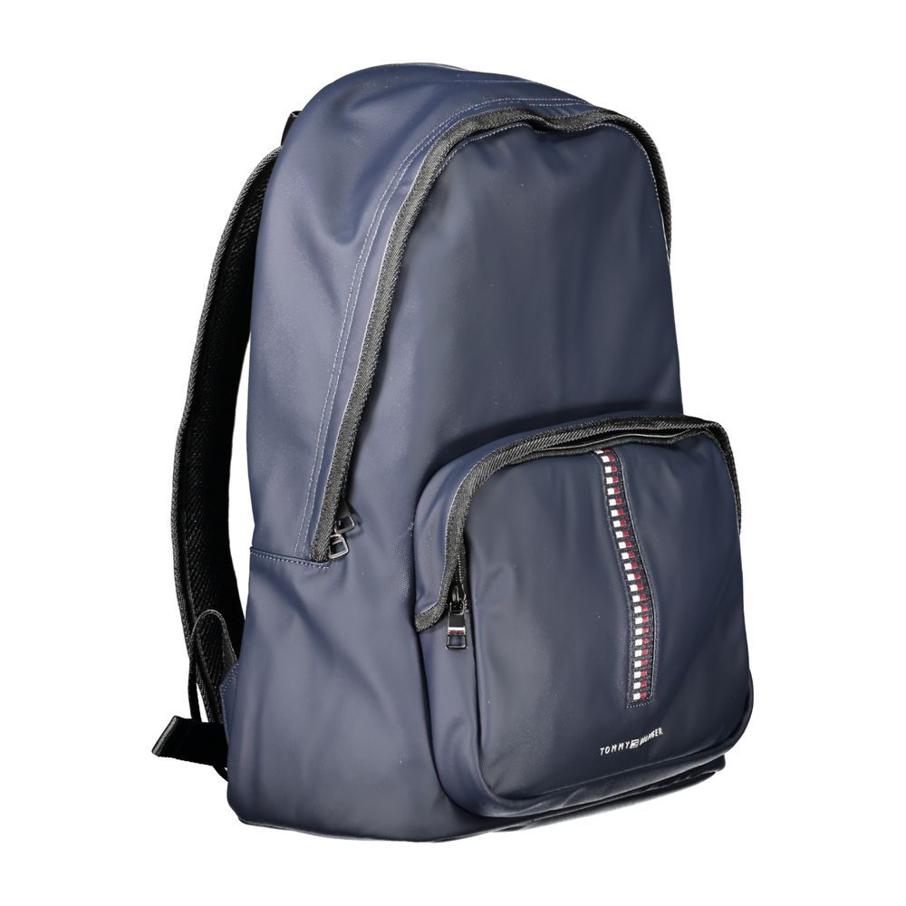 Sac à dos en polyéthylène bleu Tommy Hilfiger