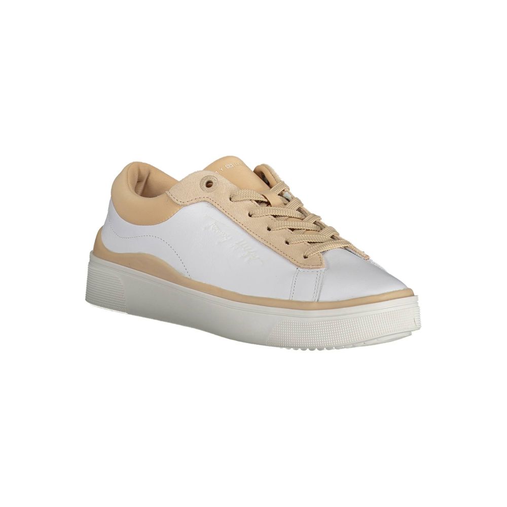 Baskets blanches en polyester Tommy Hilfiger